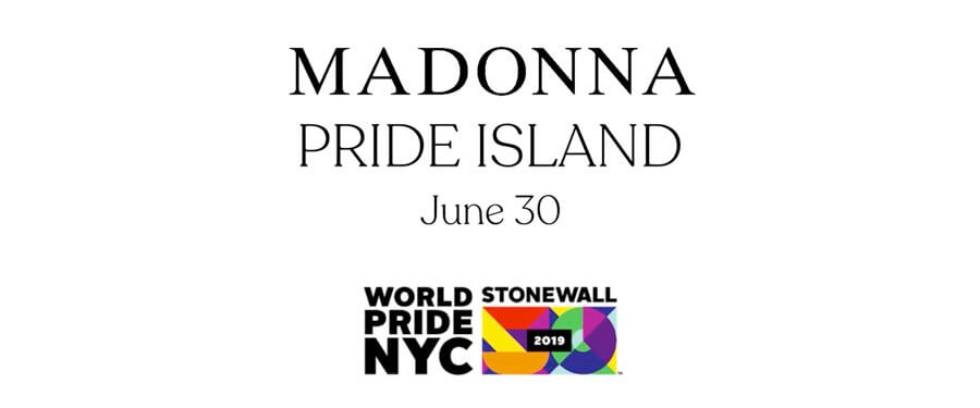 gay pride nyc madonna 2019