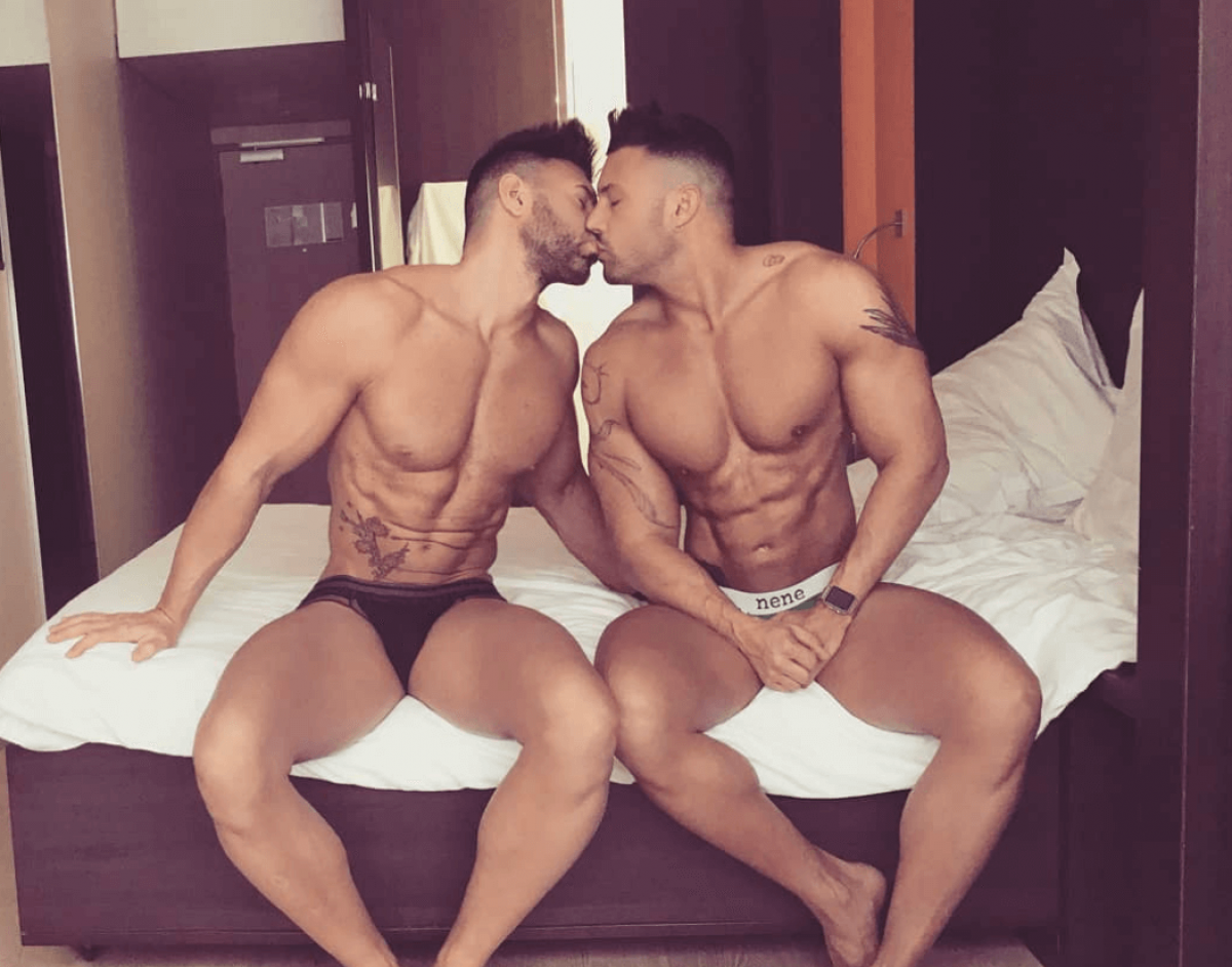 La coppia gay Pallotta-Ridolfi cacciata da appartamento Airbnb Immagine foto