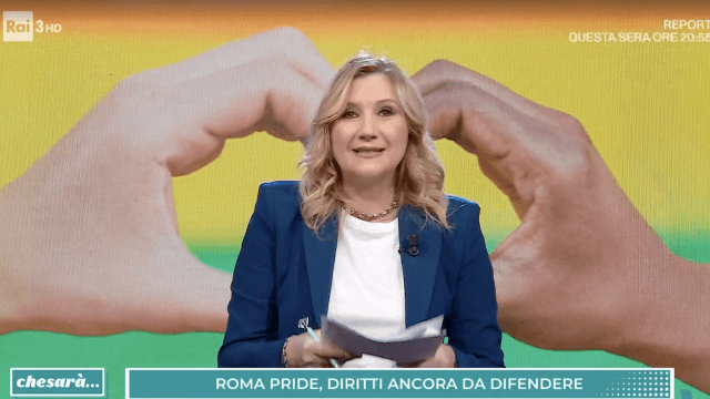 Serena Bortone chiude Chesarà in difesa del Pride e fa presagire un addio: ”Sono stata onorata di lavorare in questa grande azienda" (VIDEO) - CheSara - Gay.it