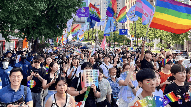Corea del Sud, in 150.000 al Pride di Seul vietato dalle autorità - Corea del Sud in 150.000 al Pride di Seul vietato dalle autorita - Gay.it